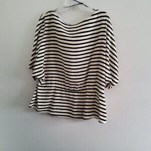 H&M Peplum stripped top size XL